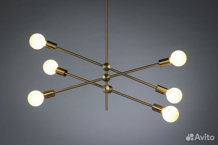 Потолочный светильник Nook, 6 ламп / Дизайнерский