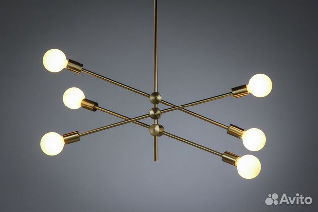 Потолочный светильник Nook, 6 ламп / Дизайнерский