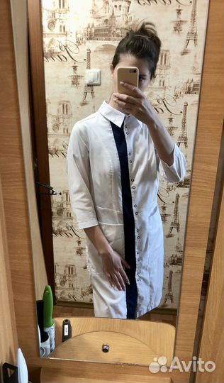 Медицинский халат женский 46