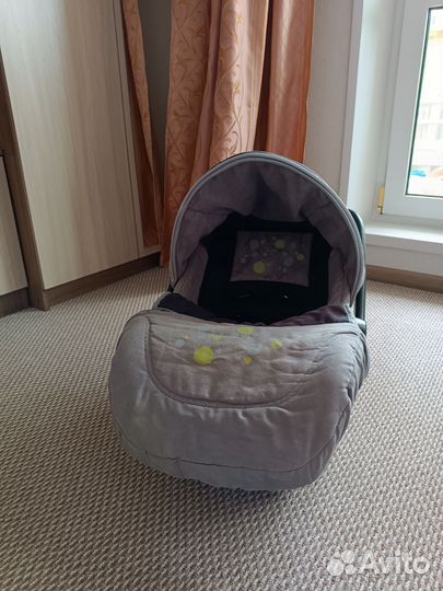 Автолюлька 0+ с вкладышем для новорожденных
