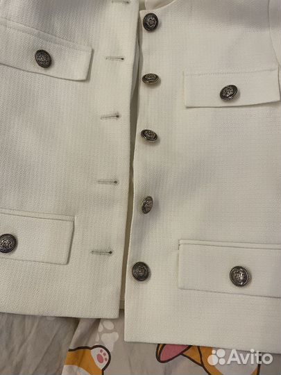 Твидовый жакет 40