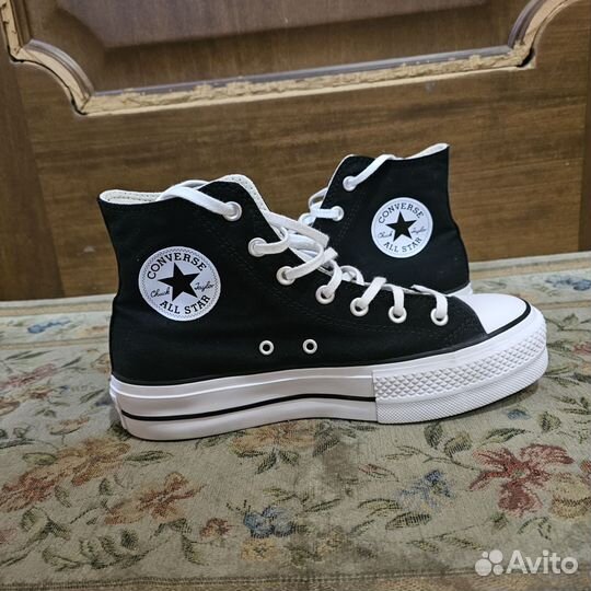 Кеды converse черные 39