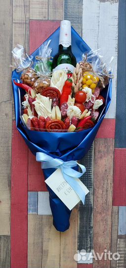 Подарок на 23 февраля. Вкусные букеты