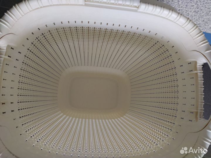 Корзина для белья с крышкой 57 литров, Curver knit