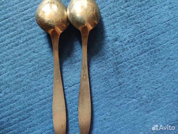 Чайные ложки серебро 916 проба