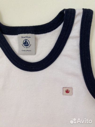 Боди без рукавов марки Petit Bateau