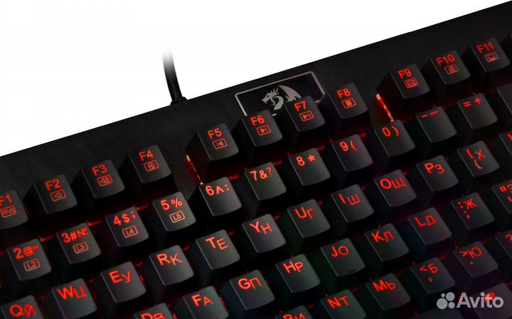 Клавиатура Redragon Dark Avenger, RU, игровая, под