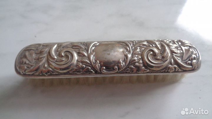 Щётка в отл. состоянии. Серебро. Старая Англия