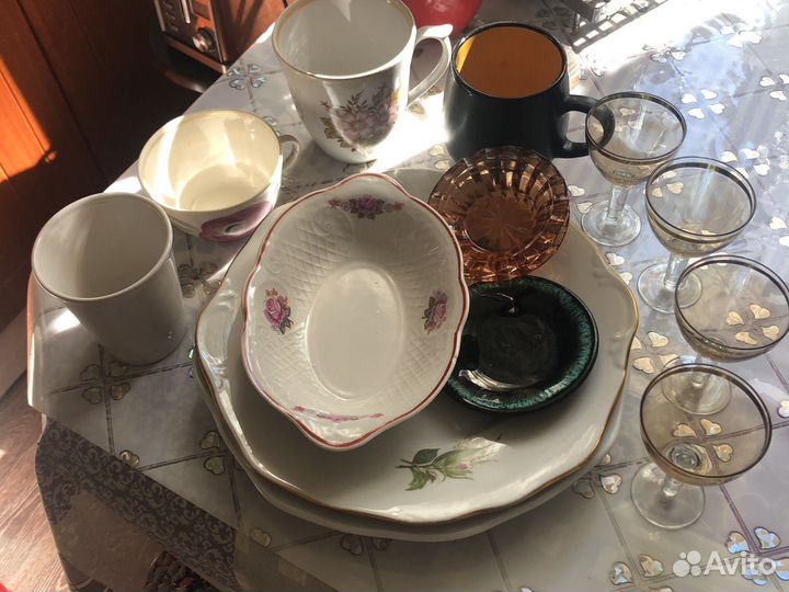 Набор столовой посуды для дачи