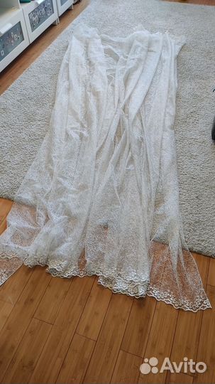 Тюль паутинка молочный цвет