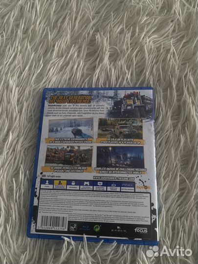 Диски на ps4 snow runner