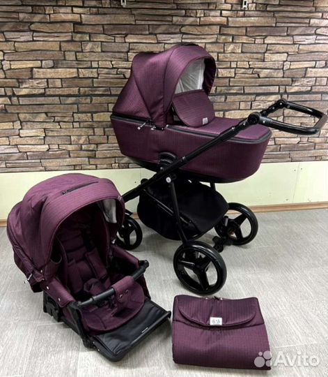 Коляска 3в1 Аdamex Reggio с автолюлькой