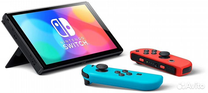 Приставка Nintendo Switch Oled Синий/красный