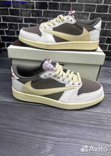 Кроссовки Nike Air Jordan 1 Travis Scott (Арт.7489