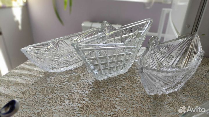 Ваза хрустальная СССР