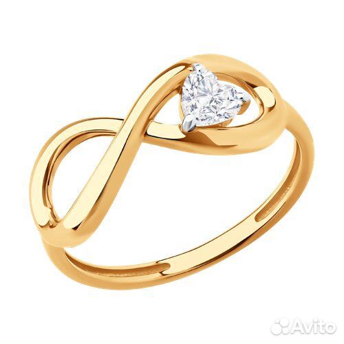 Кольцо Diamant из золота, 51-110-02650-1, р.18,5