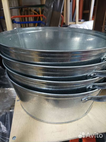 Таз оцинкованный 13 литров