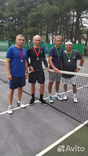 Теннис:обучение, спарринг, натяжка ракеток