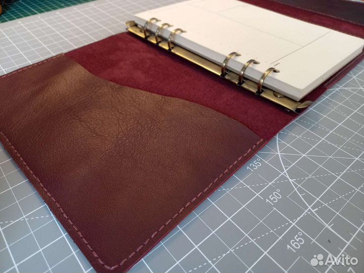 Обложка на кольцах ручной работы