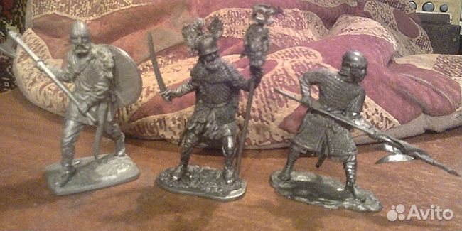 Солдатики разных эпох в миниатюре. 54 мм