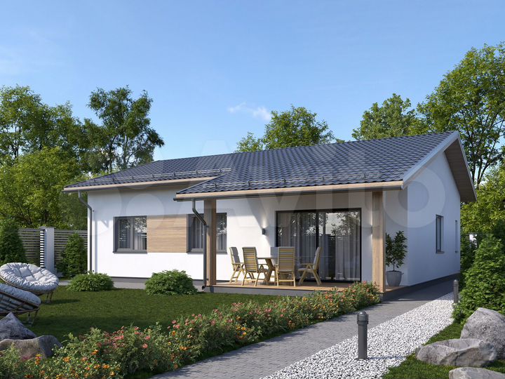 Дом 83,6 м² на участке 8,1 сот.