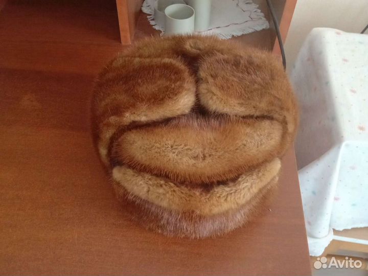 Норковая шапка мужская