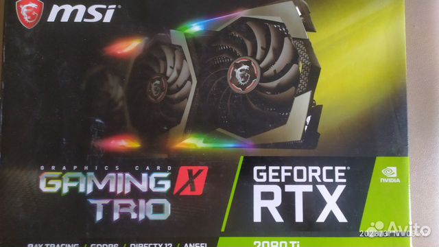 Видеокарта MSI geforce RTX 2080 ti 11gb