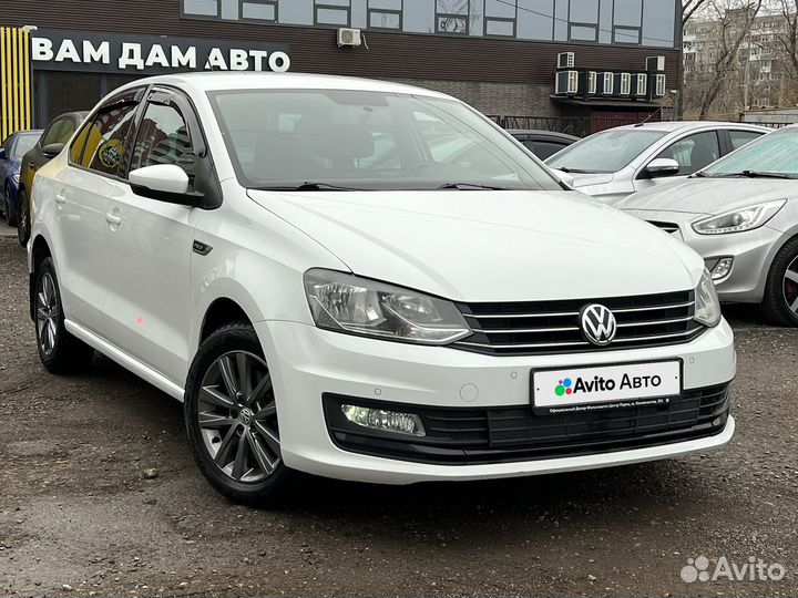 Volkswagen Polo 1.6 AT, 2019, 95 000 км