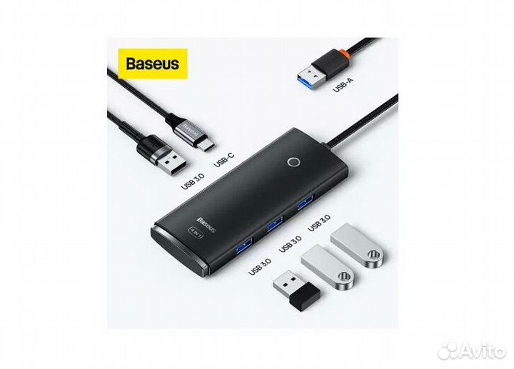USB HUB Baseus Lite Series (wkqx030001)