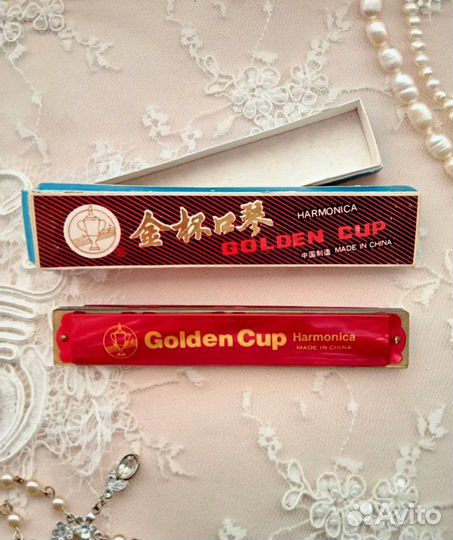Гармошка губная Harmonica Golden Cup