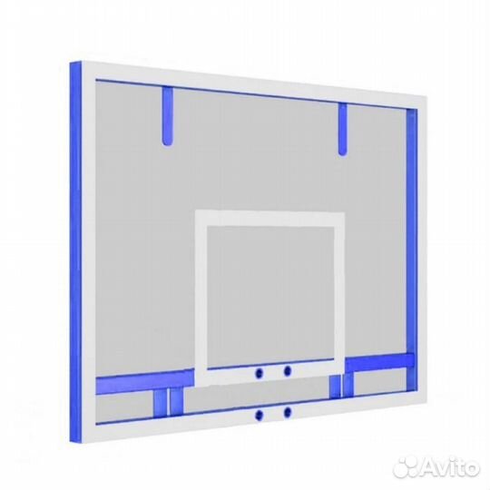 Щит баскетбольный 120х90 см оргстекло 15 мм на ме