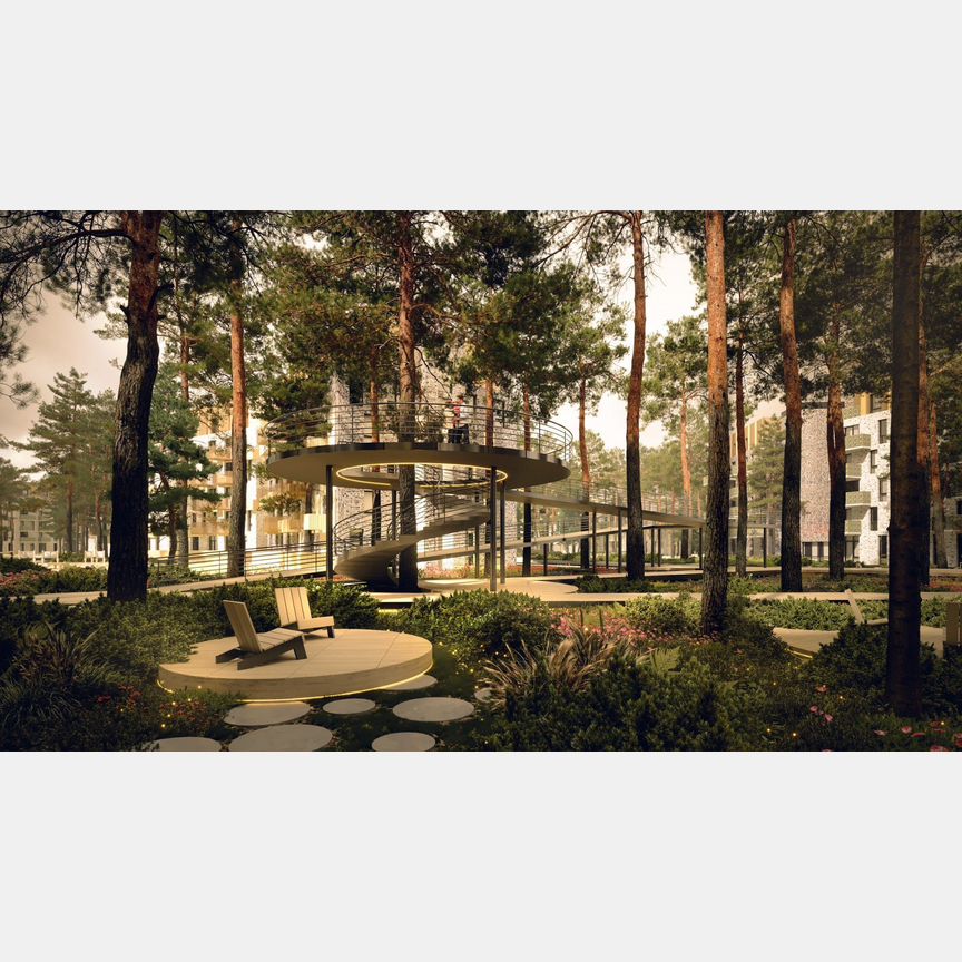 2-к. апартаменты, 57 м², 5/6 эт.