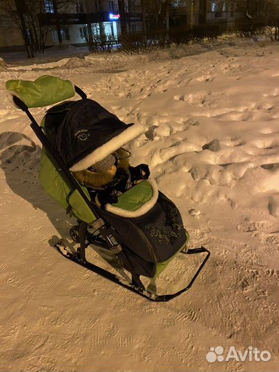 Коляска санки