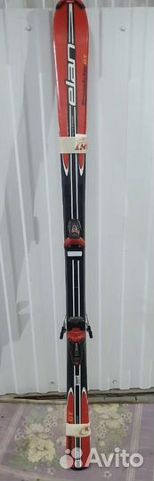 Горные лыжи и чехол, ботинки чехол, палки