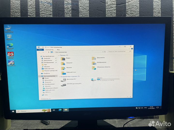 Офисный-игровой пк intel core 2 Quad Q 6600