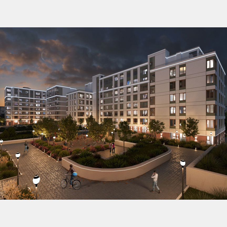 1-к. квартира, 43,2 м², 2/8 эт.