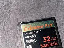 Карта памяти Sandisk CF 32gb 90mb/s Extreme pro