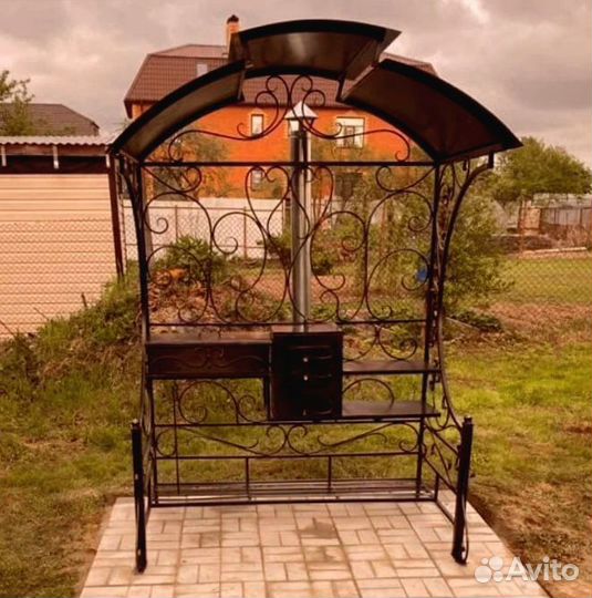 Мангал цельносварной