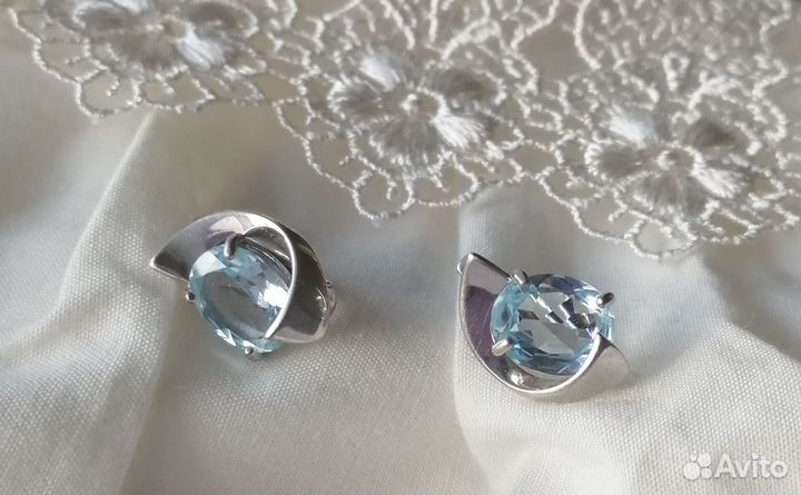 Серебряные серьги