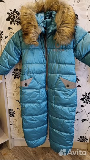 Зимний комбинезон для девочки 98