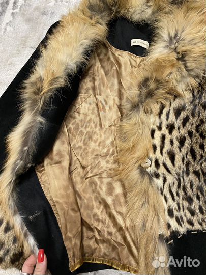 Меховая куртка под леопарда бренда DUO BY harmanli