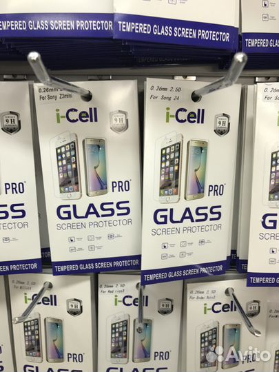 Защитные стёкла на sony