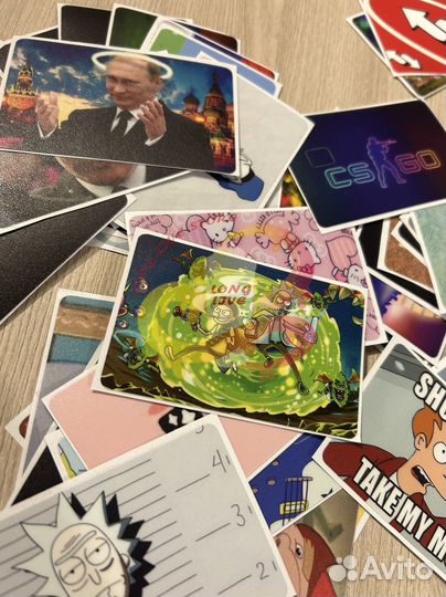 Наклейки на банковскую карту оптом