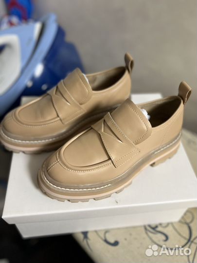 Лоферы женские 36 размер кожаные Ash