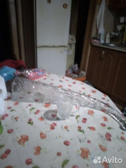 Рог хрустальный.кружки хрустальные.времен СССР