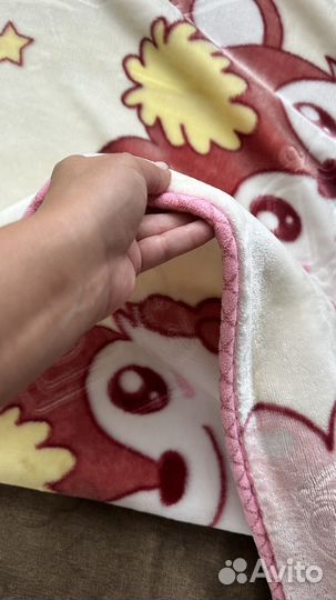 Плед детский плюшевый как новый