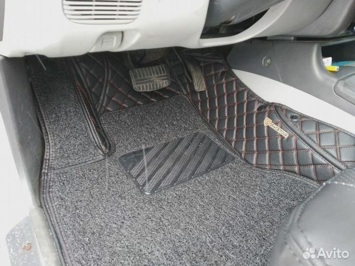 3D Коврики Mitsubishi Экокожа Салон Багажник