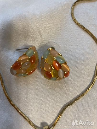Колье с серьгами