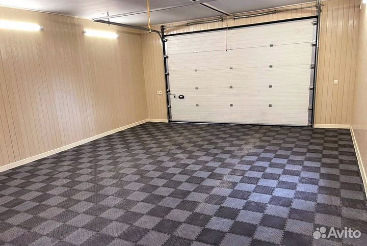 Пвх плитка для гаража