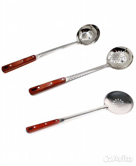 Шумовки и половники для казана